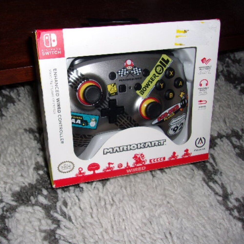 PowerA Enhanced Wired Controller for Nintendo Switch - Mario Kart